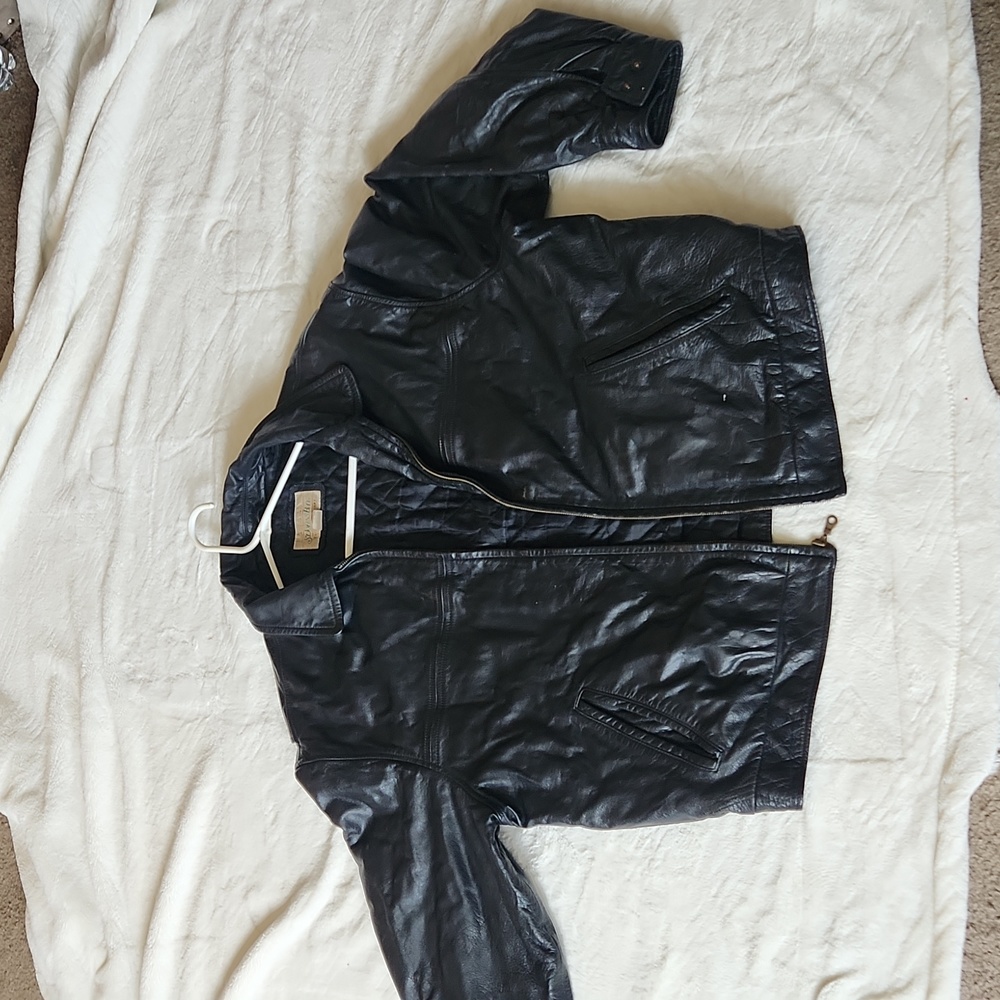 Authentic st.johnsbay leather jacket